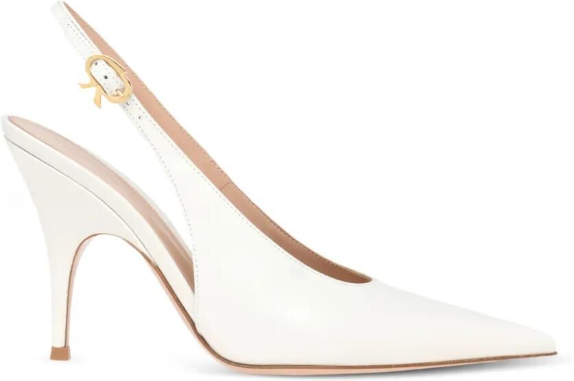 Gianvito Rossi Sofia slingback pumps Wit