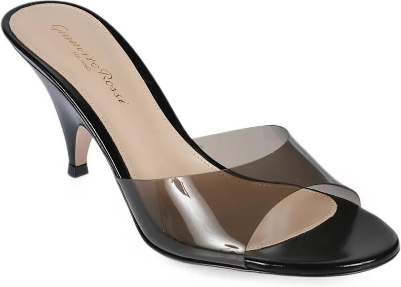 Gianvito Rossi Sofia transparent-strap heeled mules Zwart - Foto 2