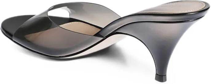 Gianvito Rossi Sofia transparent-strap heeled mules Zwart - Foto 3