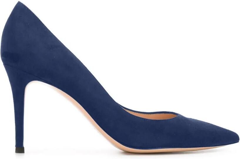 Gianvito Rossi spitse pumps Blauw