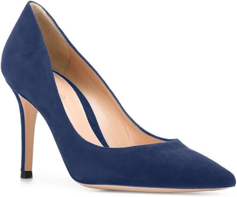 Gianvito Rossi spitse pumps Blauw - Foto 3