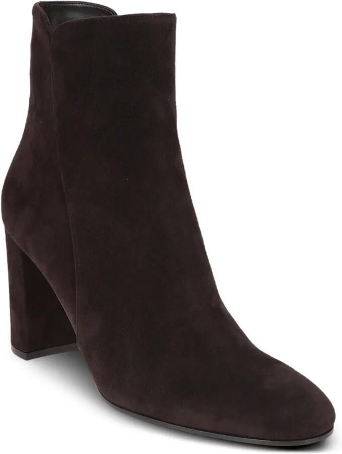 Gianvito Rossi Suède enkellaarzen Bruin - Foto 3