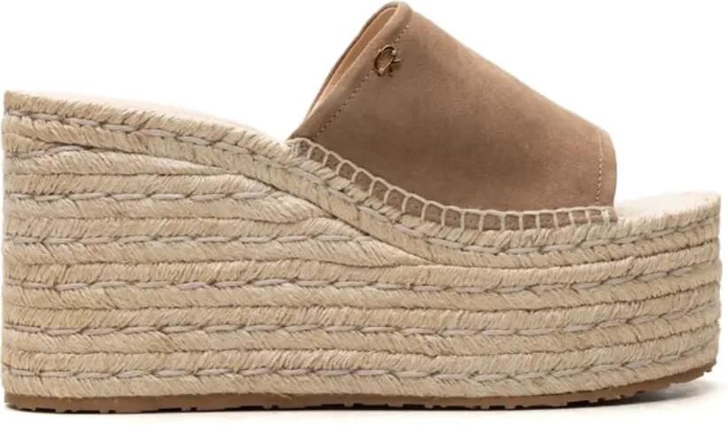 Gianvito Rossi Suède espadrilles Beige