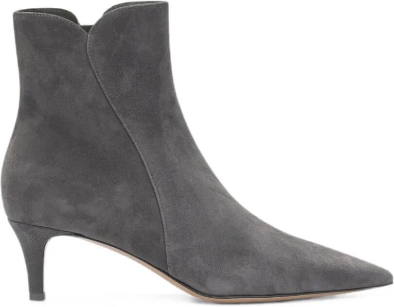 Gianvito Rossi Suède laarzen Grijs