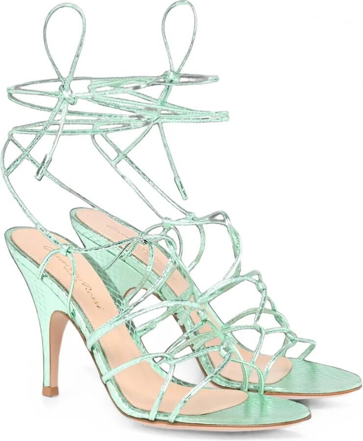Gianvito Rossi Teti 95 sandalen Groen - Foto 2