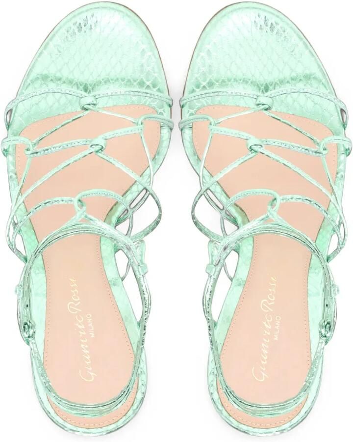 Gianvito Rossi Teti 95 sandalen Groen - Foto 3