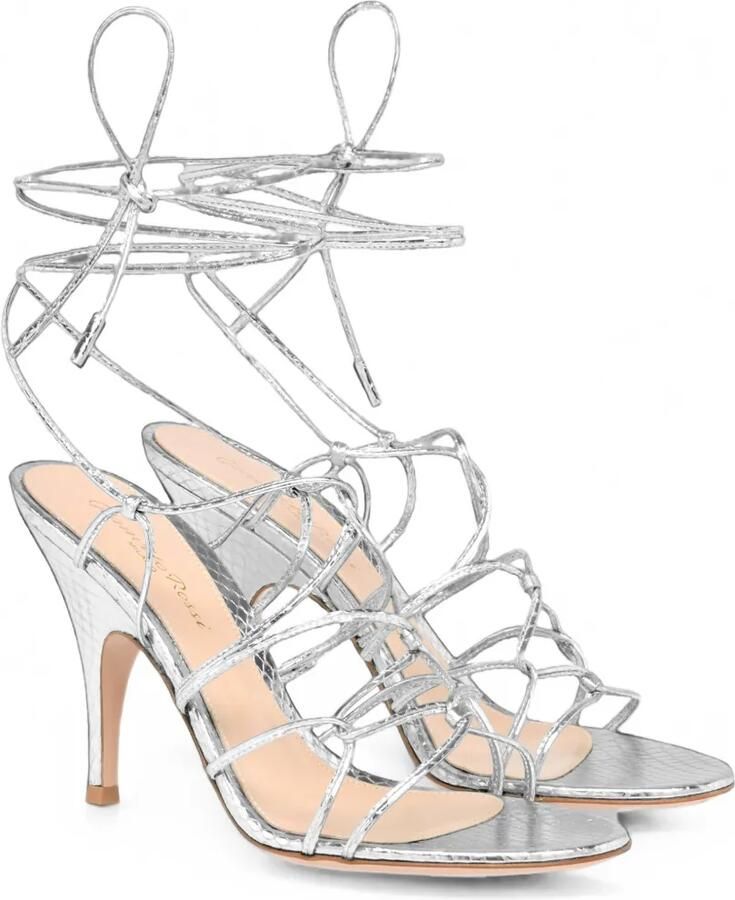 Gianvito Rossi Teti 95 sandalen Zilver - Foto 2