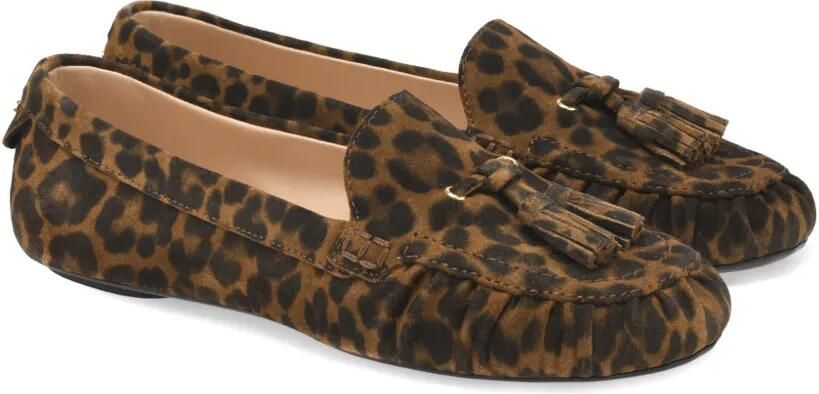 Gianvito Rossi THèA loafers met luipaardprint Bruin - Foto 4