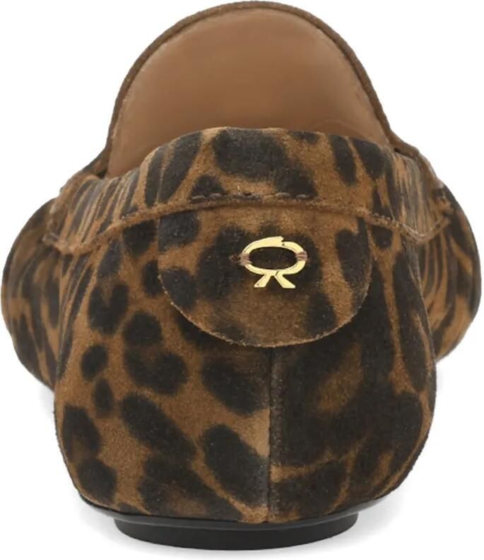 Gianvito Rossi THèA loafers met luipaardprint Bruin - Foto 3