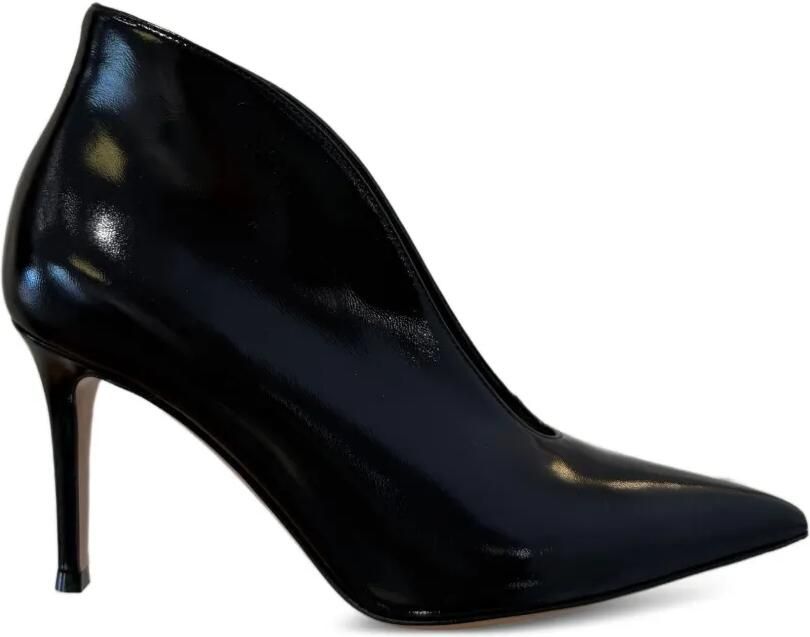 Gianvito Rossi Vania lakleren enkellaarzen Zwart - Foto 2