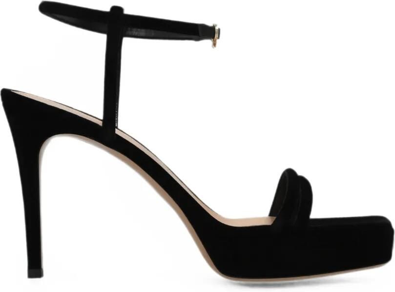 Gianvito Rossi Velnero sandalen met plateauzool Zwart