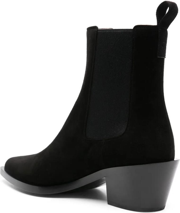 Gianvito Rossi Wylie 45 mm suède laarzen Zwart - Foto 2