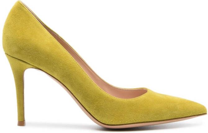 Gianvito Rossi Gianvito suède pumps Groen