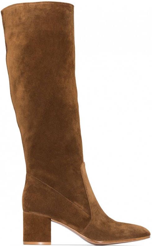 Gianvito Rossi Halfhoge laarzen Bruin