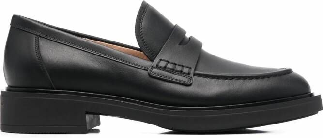 Gianvito Rossi Harris penny loafers Zwart