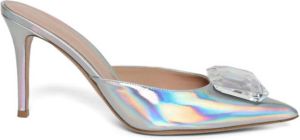 Gianvito Rossi Jaipur muiltjes Metallic
