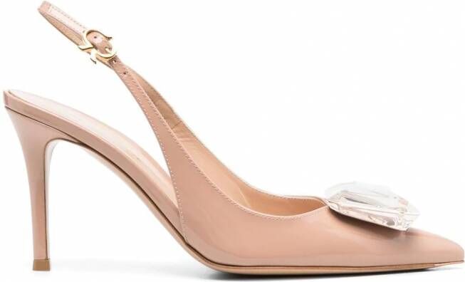 Gianvito Rossi Jaipur slingback pumps Beige