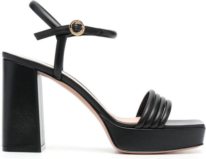 Gianvito Rossi Lena sandalen met platform Zwart
