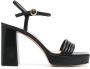 Gianvito Rossi Lena sandalen met platform Zwart - Thumbnail 1