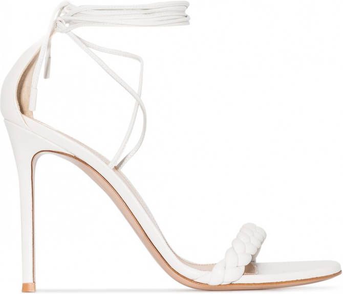 Gianvito Rossi Leomi sandalen met veters Wit