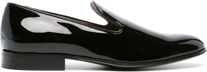 Gianvito Rossi Leren loafers Zwart