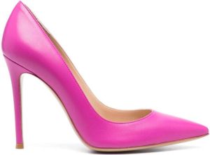 Gianvito Rossi Leren pumps Roze