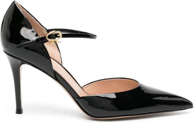 Gianvito Rossi Leren pumps Zwart