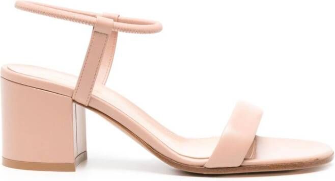 Gianvito Rossi Leren sandalen 65 mm Roze