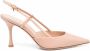 Gianvito Rossi Leren slingback pumps Beige - Thumbnail 1