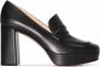 Gianvito Rossi Loafers met plateauzool Zwart - Thumbnail 1