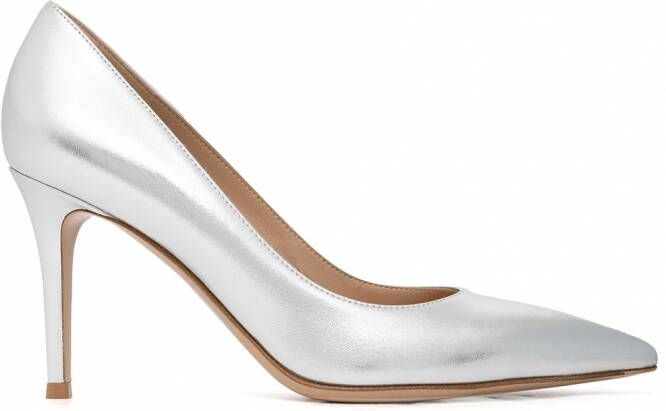 Gianvito Rossi Metallic pumps Zilver