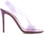 Gianvito Rossi Metropolis doorzichtige sandalen Paars - Thumbnail 1