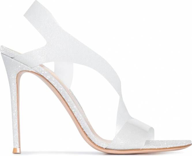 Gianvito Rossi Metropolis sandalen Zilver