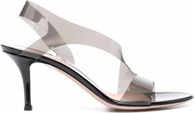 Gianvito Rossi Metropolis slingback sandalen Grijs