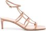 Gianvito Rossi Mondry leren sandalen Beige - Thumbnail 1