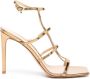 Gianvito Rossi Mondry leren sandalen Goud - Thumbnail 1