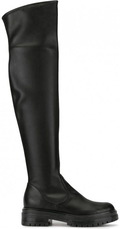 Gianvito Rossi Overknee laarzen Zwart