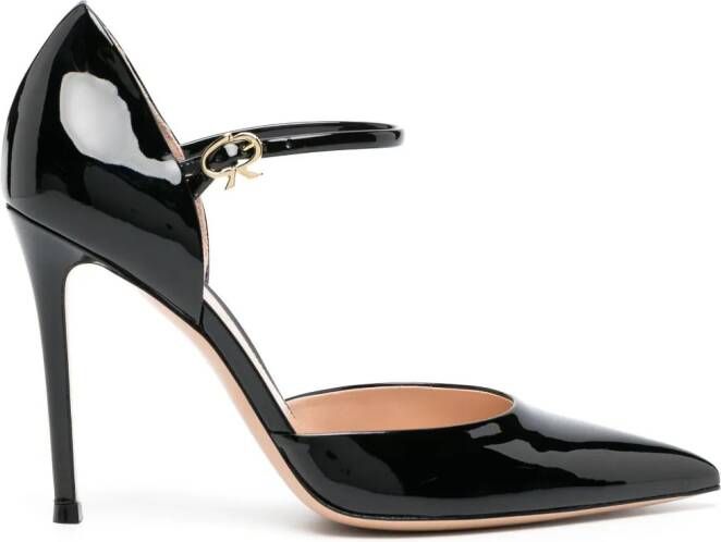 Gianvito Rossi Piper Anklet leren pumps Zwart