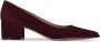 Gianvito Rossi Piper suède pumps Rood - Thumbnail 1