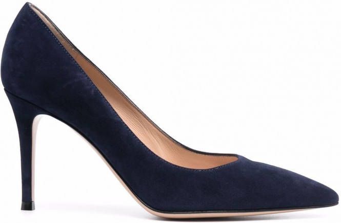 Gianvito Rossi Pumps met puntige neus Blauw