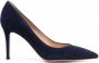 Gianvito Rossi Pumps met puntige neus Blauw - Thumbnail 1