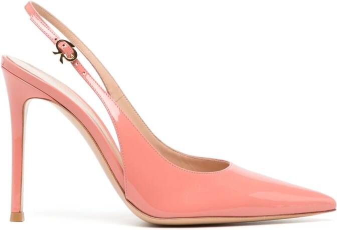 Gianvito Rossi Pumps met puntige neus Roze