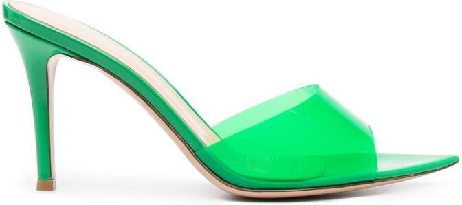 Gianvito Rossi Sandalen met puntige neus Groen