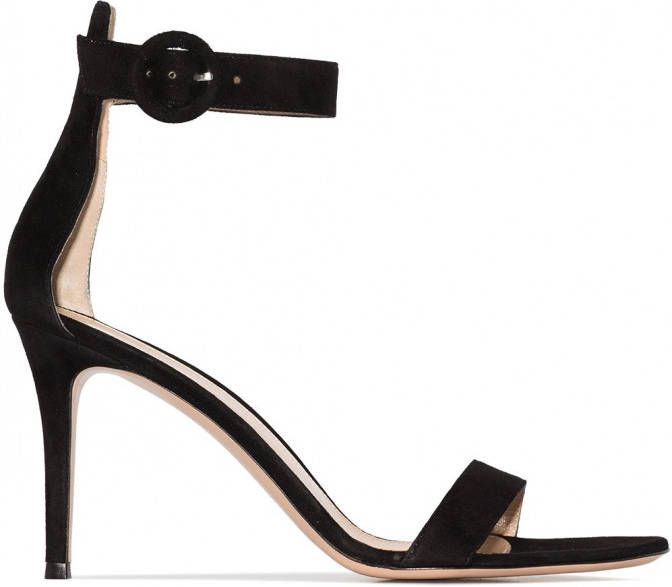 Gianvito Rossi Portofino sandalen met bandje Zwart