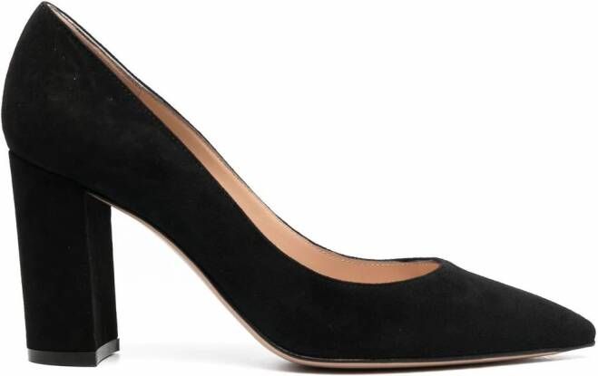 Gianvito Rossi Pumps met blokhak Zwart