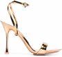 Gianvito Rossi Pumps met hoge hak Goud - Thumbnail 1