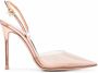 Gianvito Rossi Pumps met lint Beige - Thumbnail 1