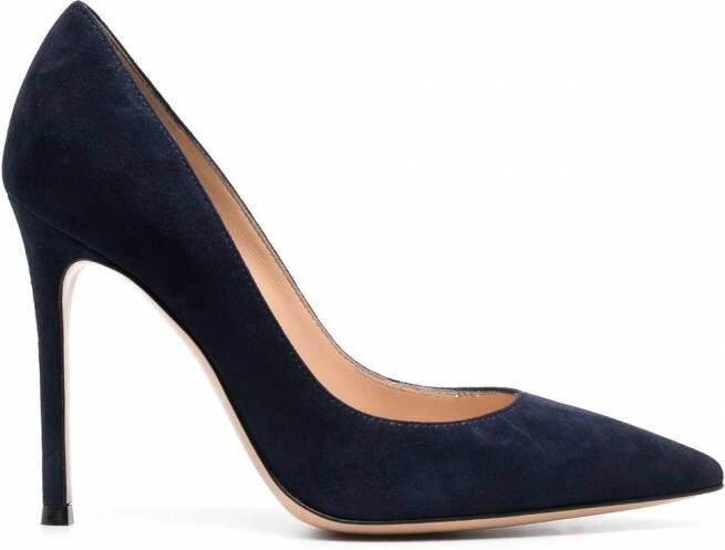 Gianvito Rossi Pumps met puntige neus Blauw