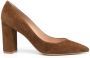 Gianvito Rossi Pumps met puntige neus Bruin - Thumbnail 1