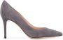 Gianvito Rossi Pumps met puntige neus Grijs - Thumbnail 1